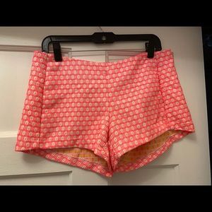 Lilly P. High-Waisted Zipper-Back Shorts size 6
